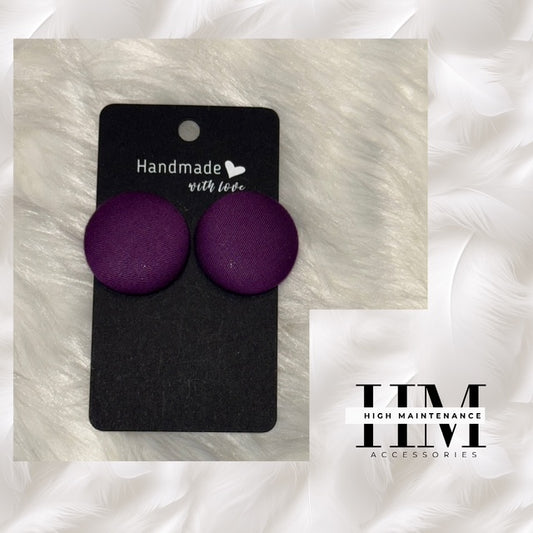 Faithfully Bold – Medium size Handmade Button Earrings”  Because being bold in style starts with being bold in faith.